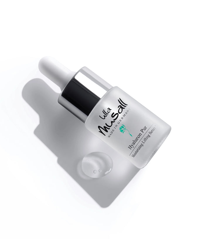 Still-Life Hyaluron Pur Serum Flasche, abstrakte Produktfotografie